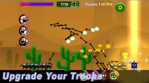 Play Tactile Battle - Clash War as an online game Tactile Battle - Clash War with UptoPlay