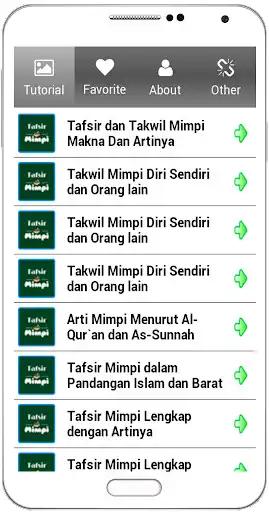 Play APK Tafsir Mimpi Lengkap  and enjoy Tafsir Mimpi Lengkap with UptoPlay com.restubunda.tafsir.mimpi.lengkap