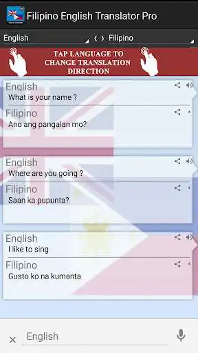 Play Tagalog English Translator Pro  and enjoy Tagalog English Translator Pro with UptoPlay