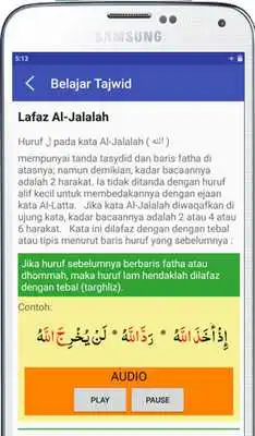 Play Tajwid Dengan Audio - Belajar
