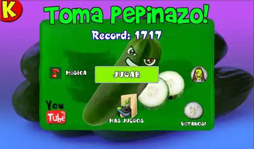 Play Take Pepinazo the game of throwing huge cucumbers as an online game Take Pepinazo the game of throwing huge cucumbers with UptoPlay