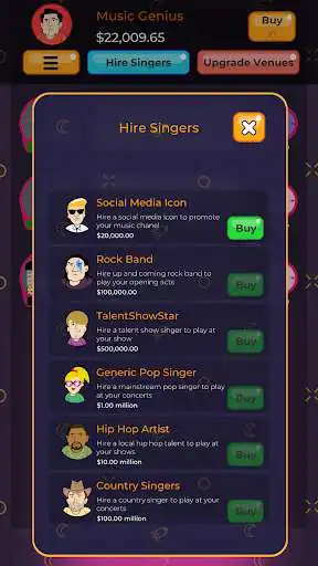 Play Talent Manager - Idle Music Clicker  and enjoy Talent Manager - Idle Music Clicker with UptoPlay