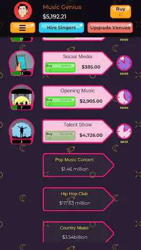 Play Talent Manager - Idle Music Clicker as an online game Talent Manager - Idle Music Clicker with UptoPlay