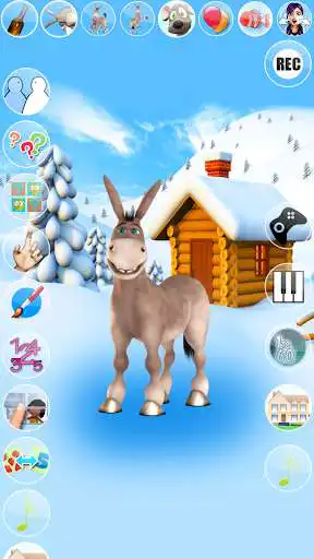 Play Talking Donald Donkey Ice Fun  and enjoy Talking Donald Donkey Ice Fun with UptoPlay