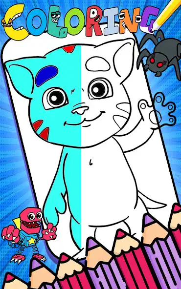 Play Talking Juan Coloring Book as an online game Talking Juan Coloring Book with UptoPlay