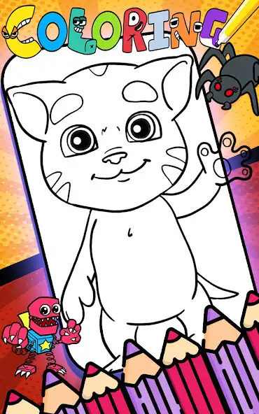 Play Talking Juan Coloring Game  and enjoy Talking Juan Coloring Game with UptoPlay