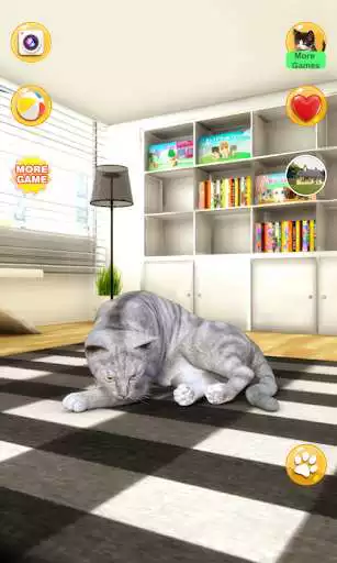 Play Talking Tabby Cat as an online game Talking Tabby Cat with UptoPlay