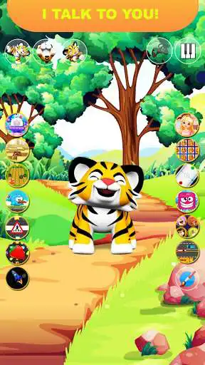 Play Talking Tiger Big Cat  and enjoy Talking Tiger Big Cat with UptoPlay