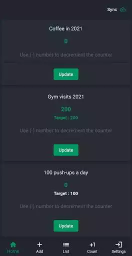 Play Tally Counter Cloud : With google drive sync as an online game Tally Counter Cloud : With google drive sync with UptoPlay