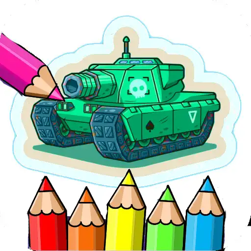 Play tank car coloring book APK