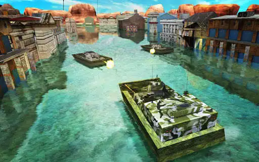 Play APK Tank Simulator 2019  and enjoy Tank Simulator 2019 with UptoPlay com.alp.armouredwatertank