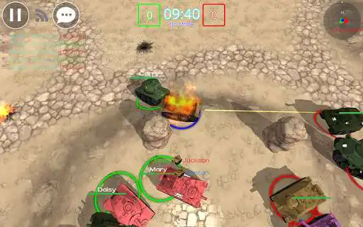 Play Tank War Online as an online game Tank War Online with UptoPlay