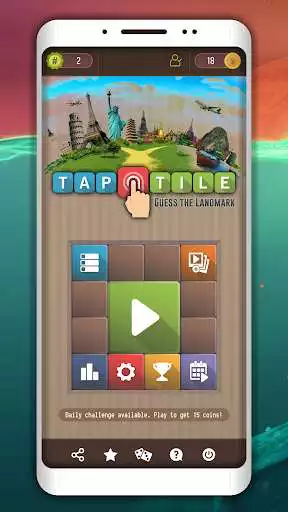 Play Tap-a-Tile: Guess the Landmark as an online game Tap-a-Tile: Guess the Landmark with UptoPlay