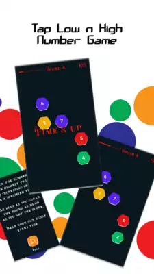 Play Tap Low  High Number Game