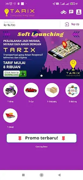 Play TARIX - Transportasi Online  and enjoy TARIX - Transportasi Online with UptoPlay