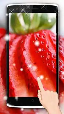 Play Tasty strawberry Wallpaper