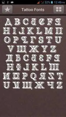 Play Tattoo Fonts for Samsung