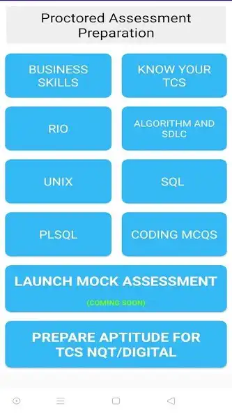 Play TCS Proctored Assessment Preparation - NQT/Digital as an online game TCS Proctored Assessment Preparation - NQT/Digital with UptoPlay