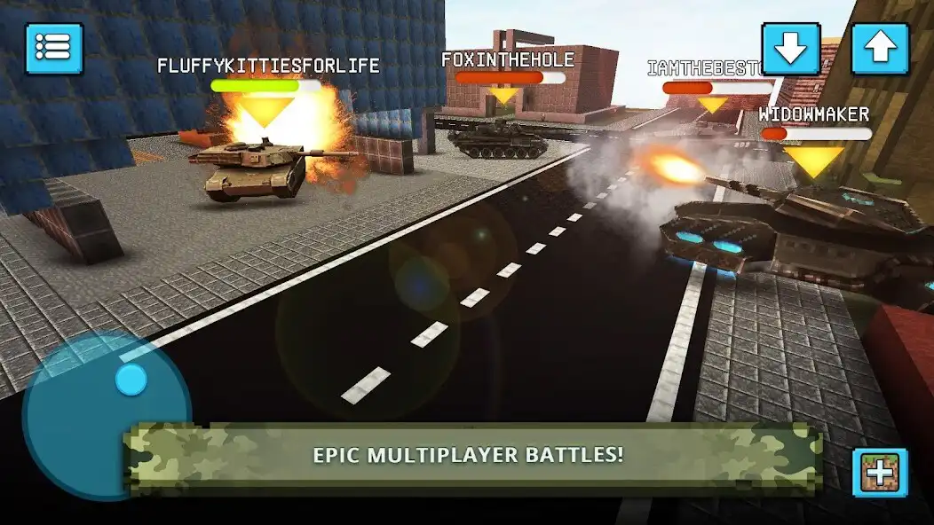 Play Team Tank Craft: World of Multiplayer Tanks Games as an online game Team Tank Craft: World of Multiplayer Tanks Games with UptoPlay