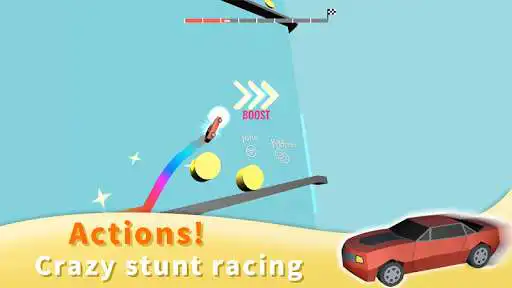 Play Tear Tower: Stunt Car Infinite Jump - CROSS WORLDS  and enjoy Tear Tower: Stunt Car Infinite Jump - CROSS WORLDS with UptoPlay