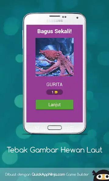 Play Tebak Gambar Hewan Laut as an online game Tebak Gambar Hewan Laut with UptoPlay