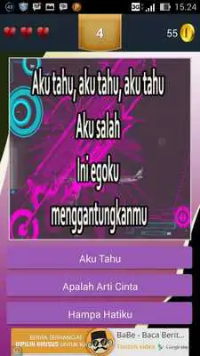 Play Tebak judul lagu ungu