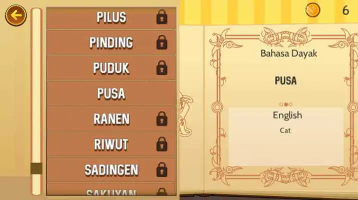 Play Tebak Kata Bahasa Dayak