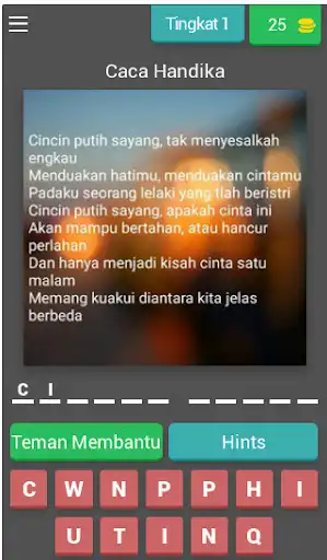 Play Tebak Lirik Dangdut  and enjoy Tebak Lirik Dangdut with UptoPlay