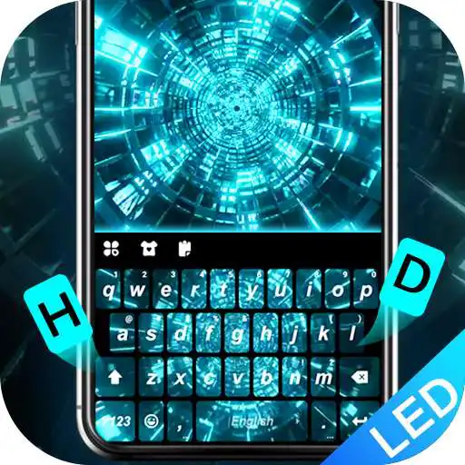 Play Tech LED Keyboard Background APK