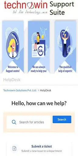 Play Technowin Helpdesk  and enjoy Technowin Helpdesk with UptoPlay