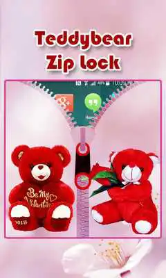 Play Teddy Bear Zipper Lock