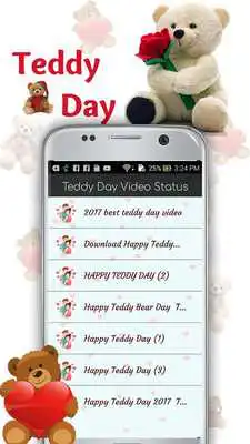 Play Teddy Day Video status