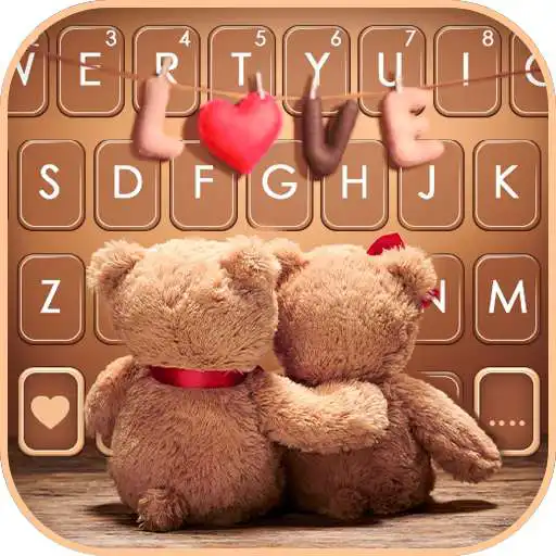 Play Teddy Loving Couple Keyboard Background APK