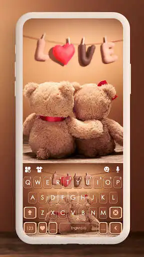 Play Teddy Loving Couple Keyboard Background  and enjoy Teddy Loving Couple Keyboard Background with UptoPlay