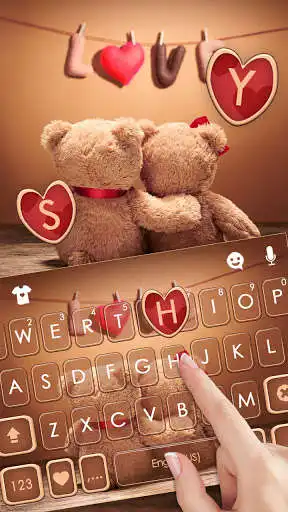 Play Teddy Loving Couple Keyboard Background as an online game Teddy Loving Couple Keyboard Background with UptoPlay