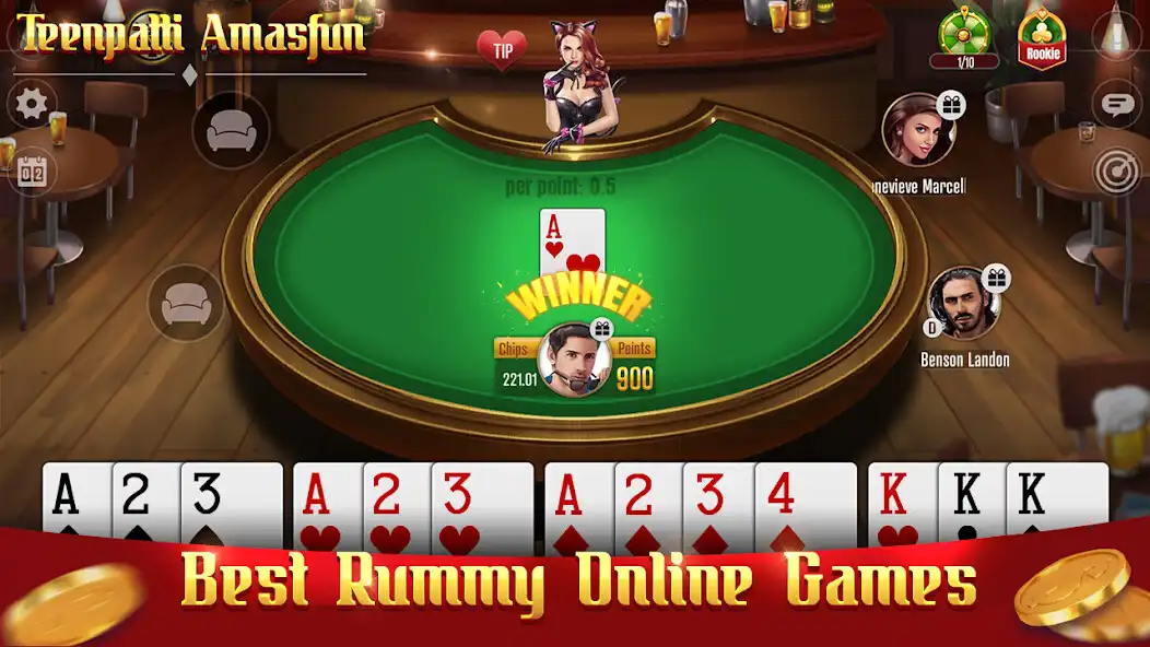 Play Teen Patti Amasfun Card Online as an online game Teen Patti Amasfun Card Online with UptoPlay