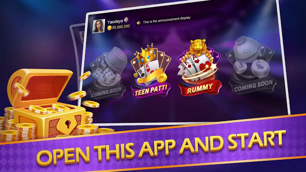 Play Teen Patti Gold with Rummy  and enjoy Teen Patti Gold with Rummy with UptoPlay