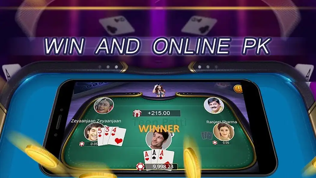 Play Teen Patti Joker as an online game Teen Patti Joker with UptoPlay