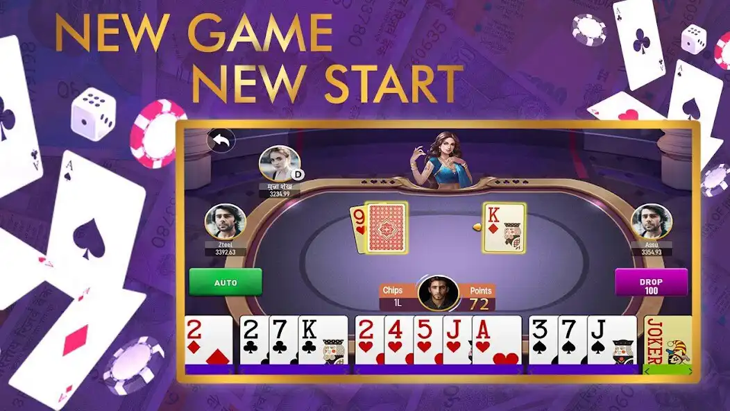 Play Teen Patti - Poker Online  and enjoy Teen Patti - Poker Online with UptoPlay