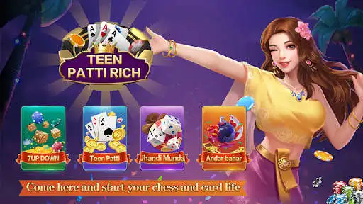 Play Teen Patti Rich - 3 Patti & Rummy & India Poker  and enjoy Teen Patti Rich - 3 Patti & Rummy & India Poker with UptoPlay