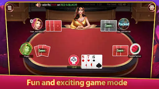 Play Teen Patti Rumble - Indian Traditional Card Game as an online game Teen Patti Rumble - Indian Traditional Card Game with UptoPlay