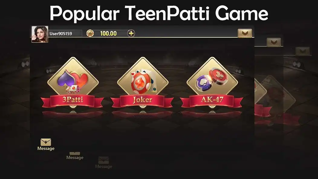 Play Teen Patti Rush -3 Patti as an online game Teen Patti Rush -3 Patti with UptoPlay