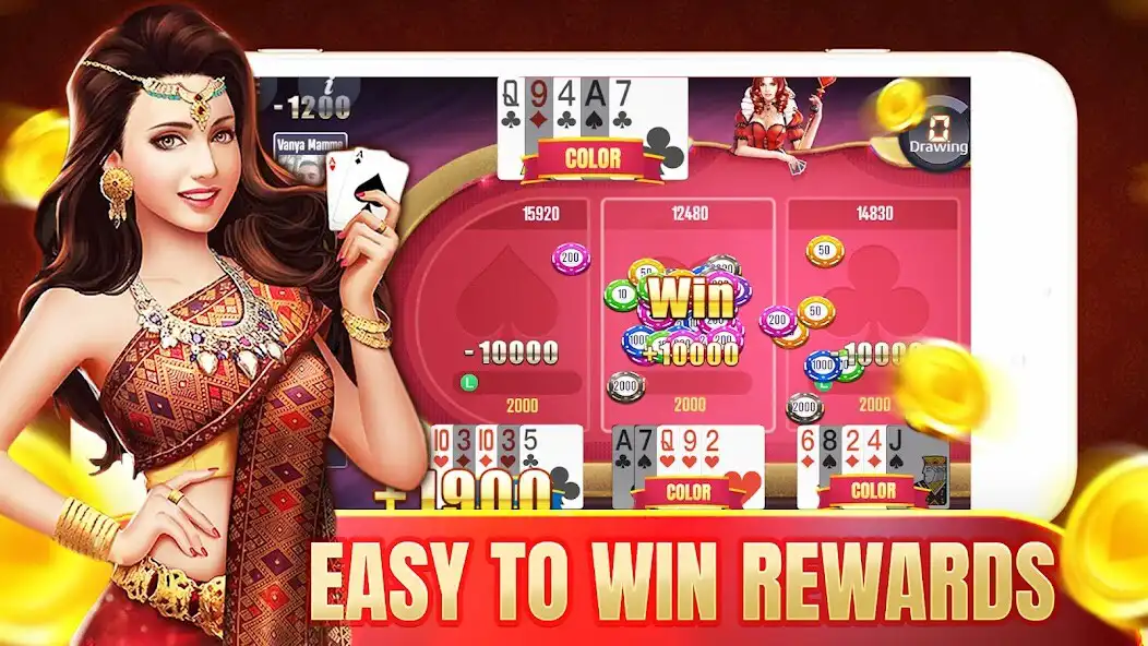 Play Teen Patti Zone as an online game Teen Patti Zone with UptoPlay