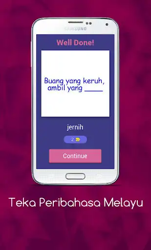 Play Teka Peribahasa Melayu as an online game Teka Peribahasa Melayu with UptoPlay