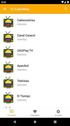 Play Television de Colombia - Canales de tv Colombiana as an online game Television de Colombia - Canales de tv Colombiana with UptoPlay