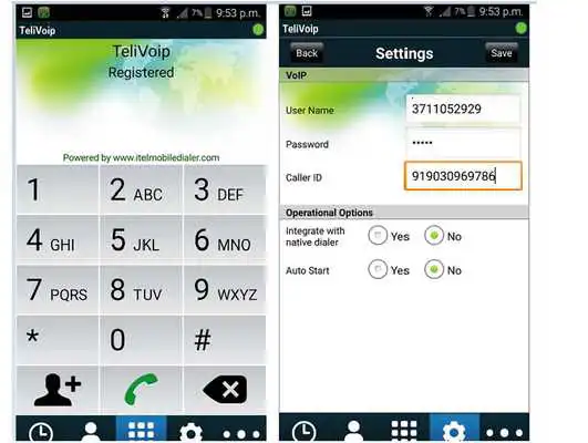 Play Telivoip Green Dailer