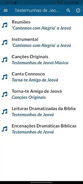 Mainkan Testemunhas de Jeová Música sebagai game online Testemunhas de Jeová Música dengan UptoPlay