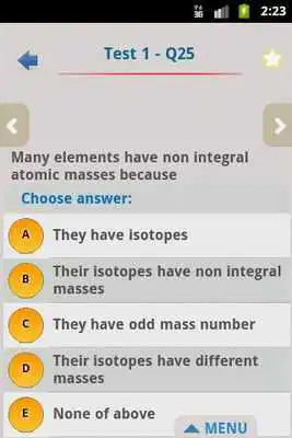 Play TestZapp SAT Chemistry