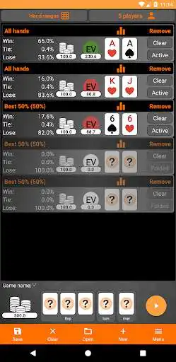 Play Texas Holdem Advanced Calculator  and enjoy Texas Holdem Advanced Calculator with UptoPlay