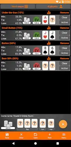 Play Texas Holdem Advanced Calculator as an online game Texas Holdem Advanced Calculator with UptoPlay